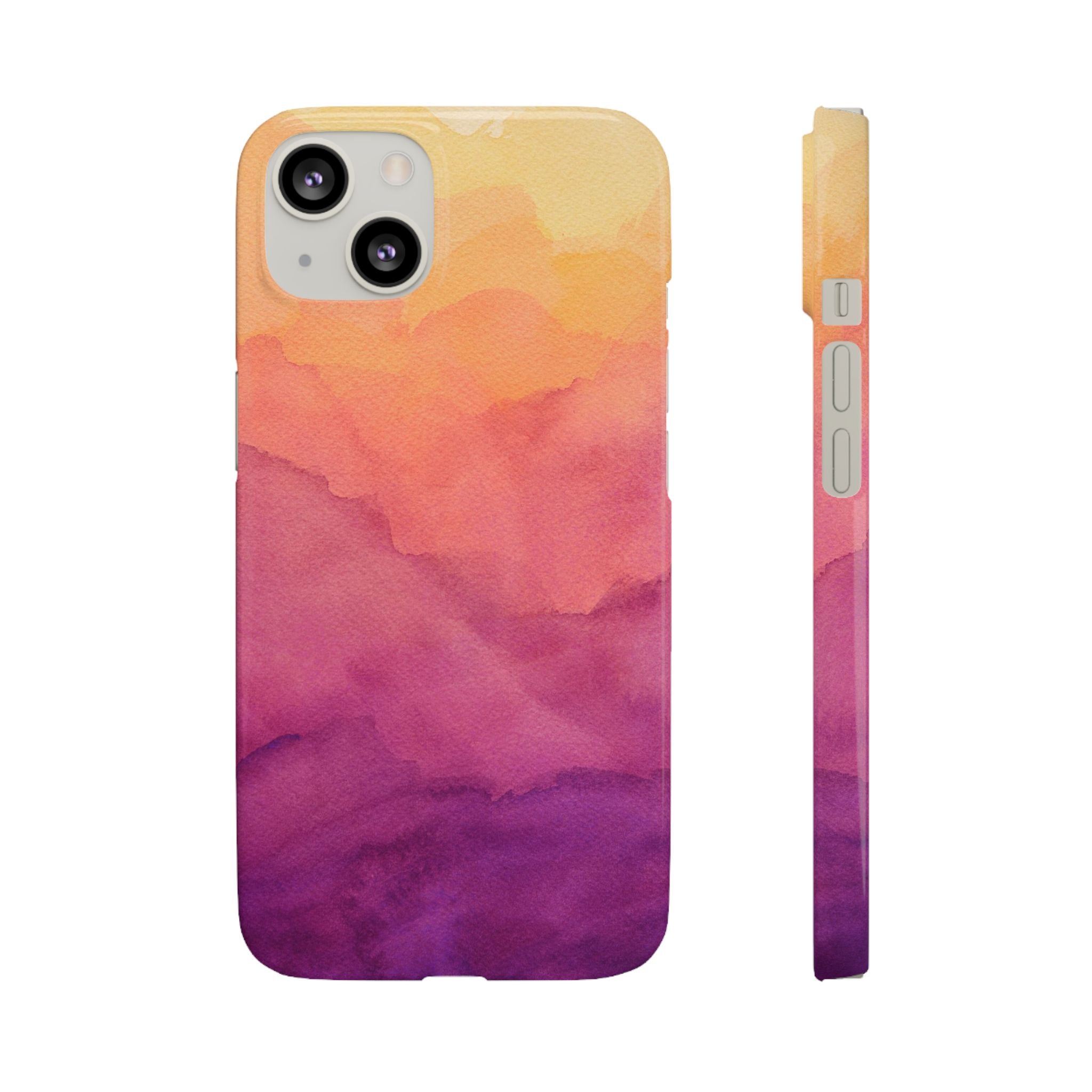 Watercolour Sunrise - Snap Case