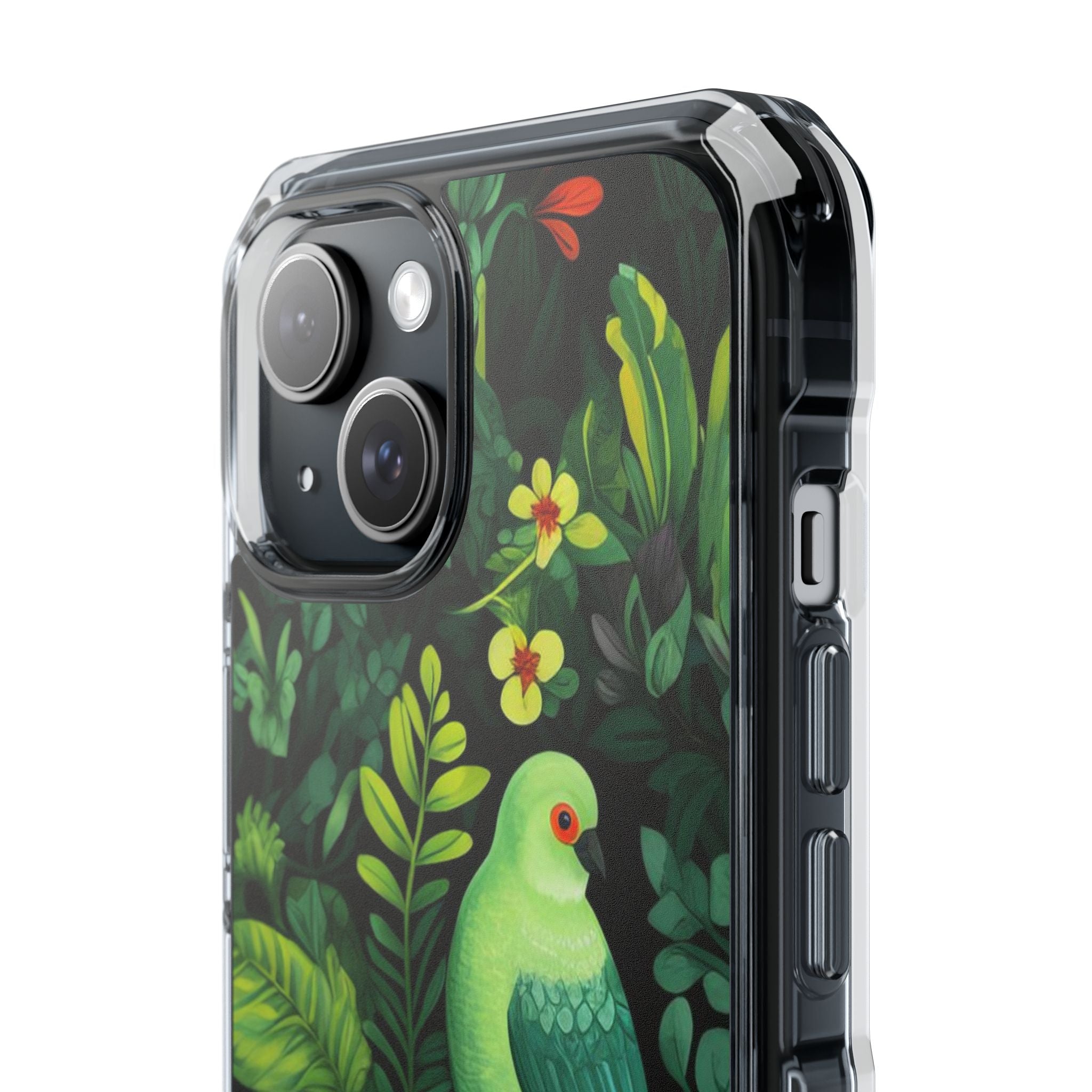 Bird of Green - Magnetic Clear Impact Case