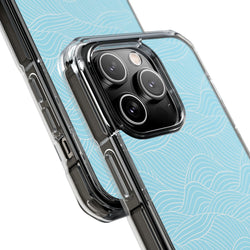 Image of Ocean Lines - Magnetic Clear Impact Case