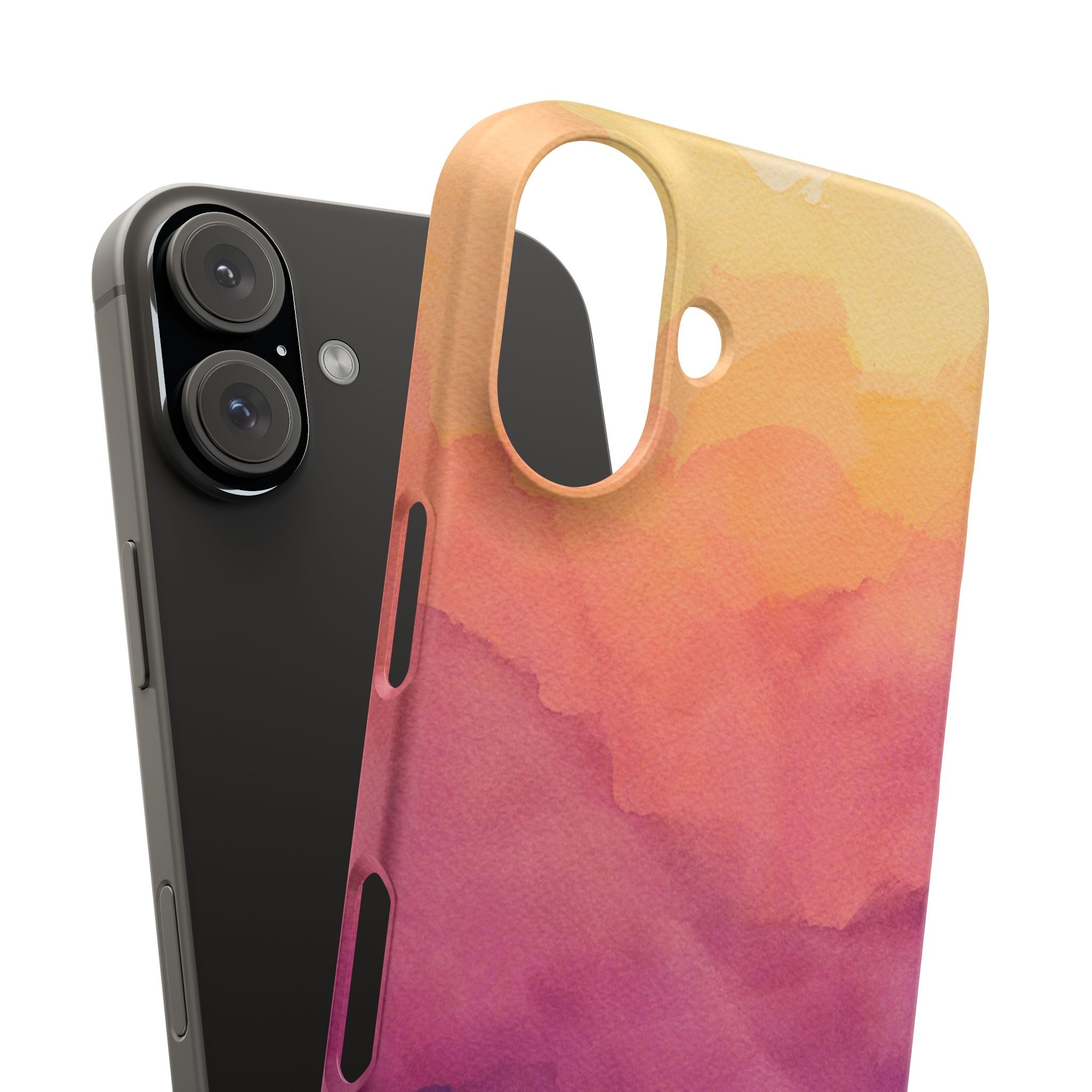 Watercolour Sunrise - Snap Case