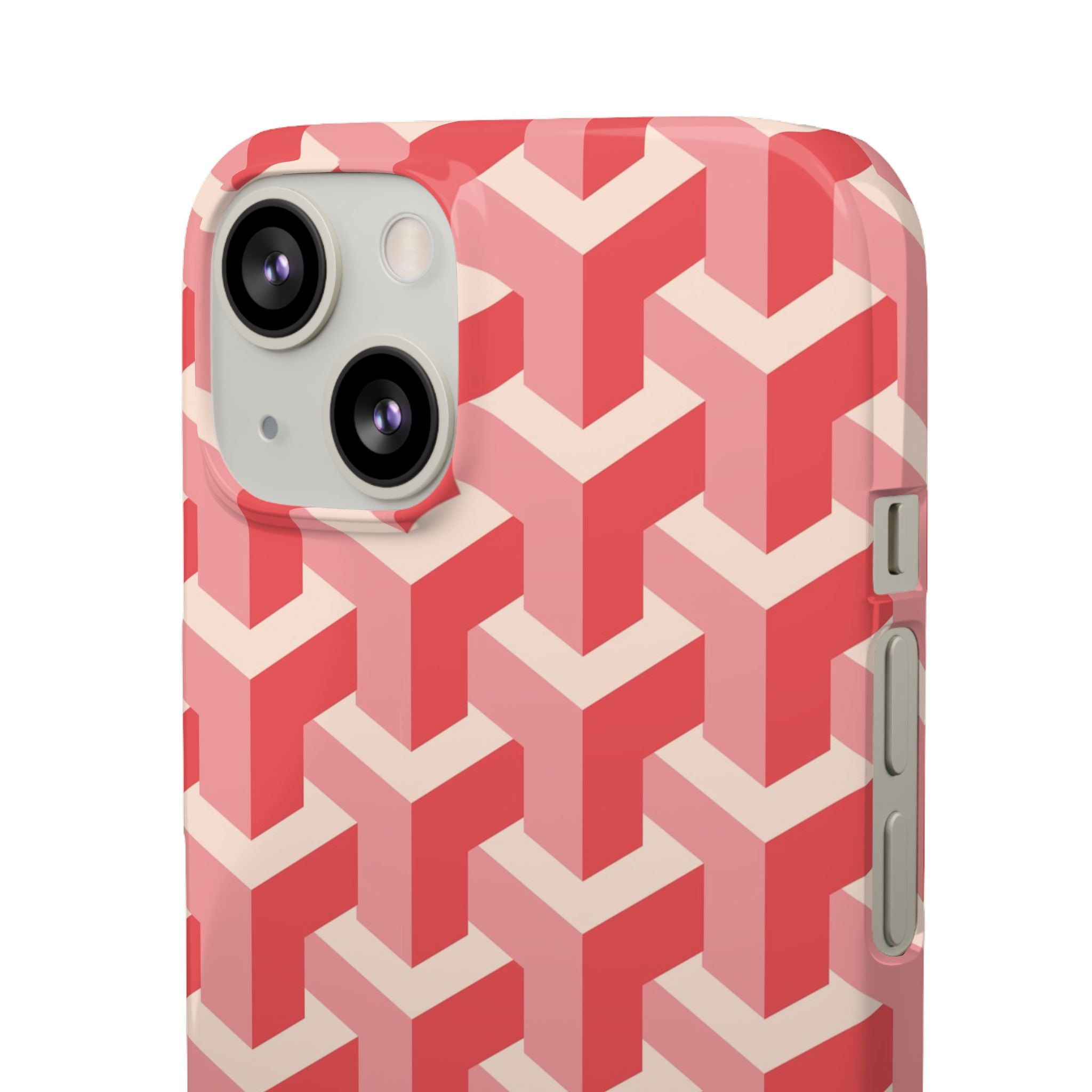 Pink Geo - Snap Case