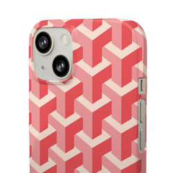 Image of Pink Geo - Snap Case