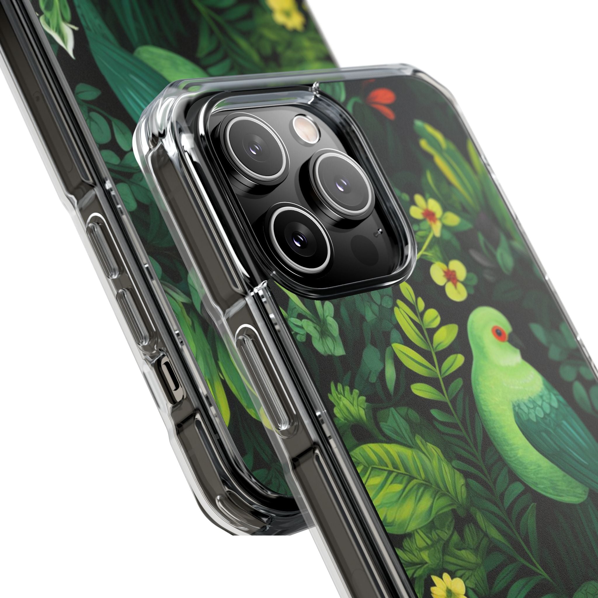 Bird of Green - Magnetic Clear Impact Case