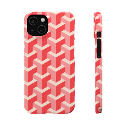 Pink Geo - Snap Case