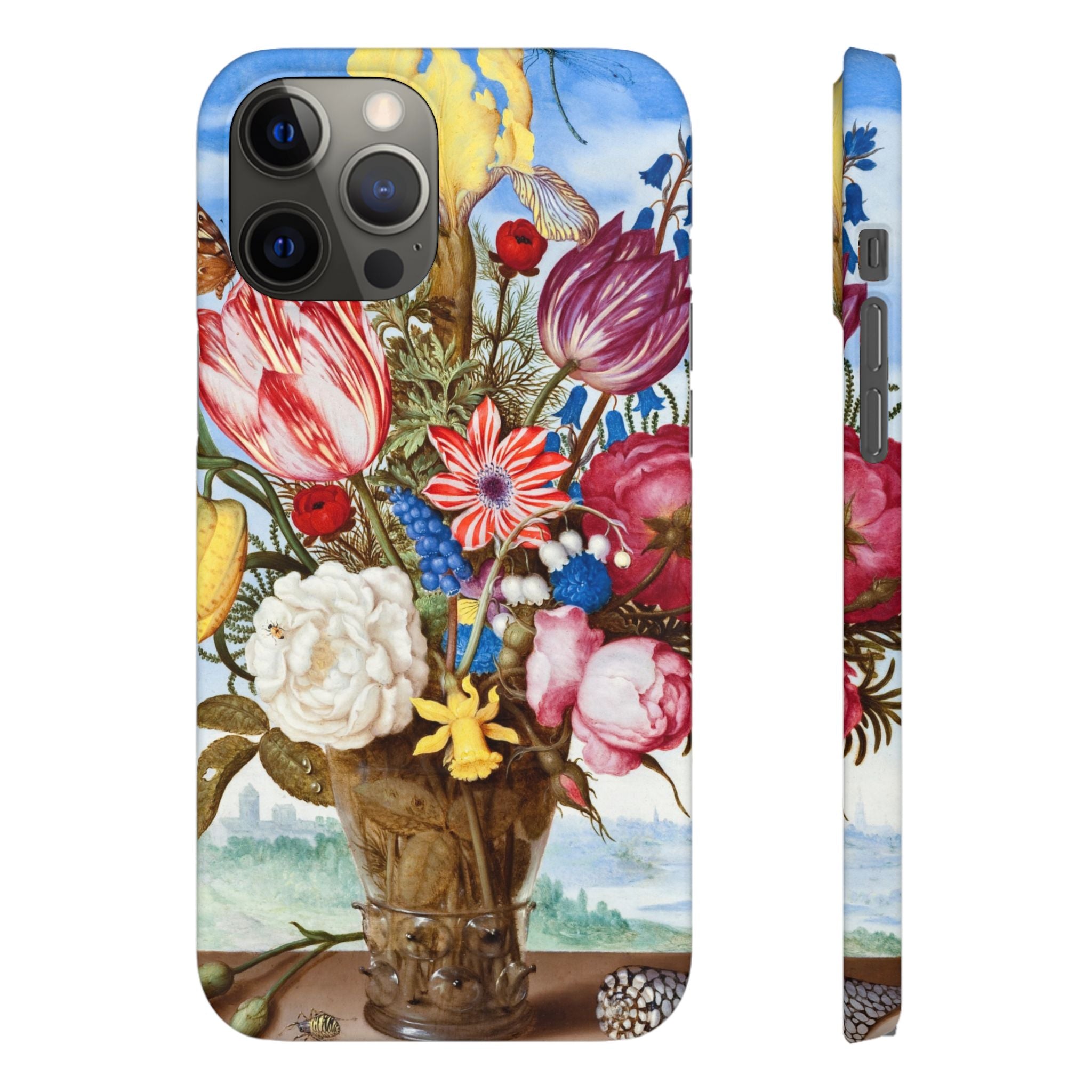 Bouquet of Flowers by Ambrosius Bosschaert - Snap Case