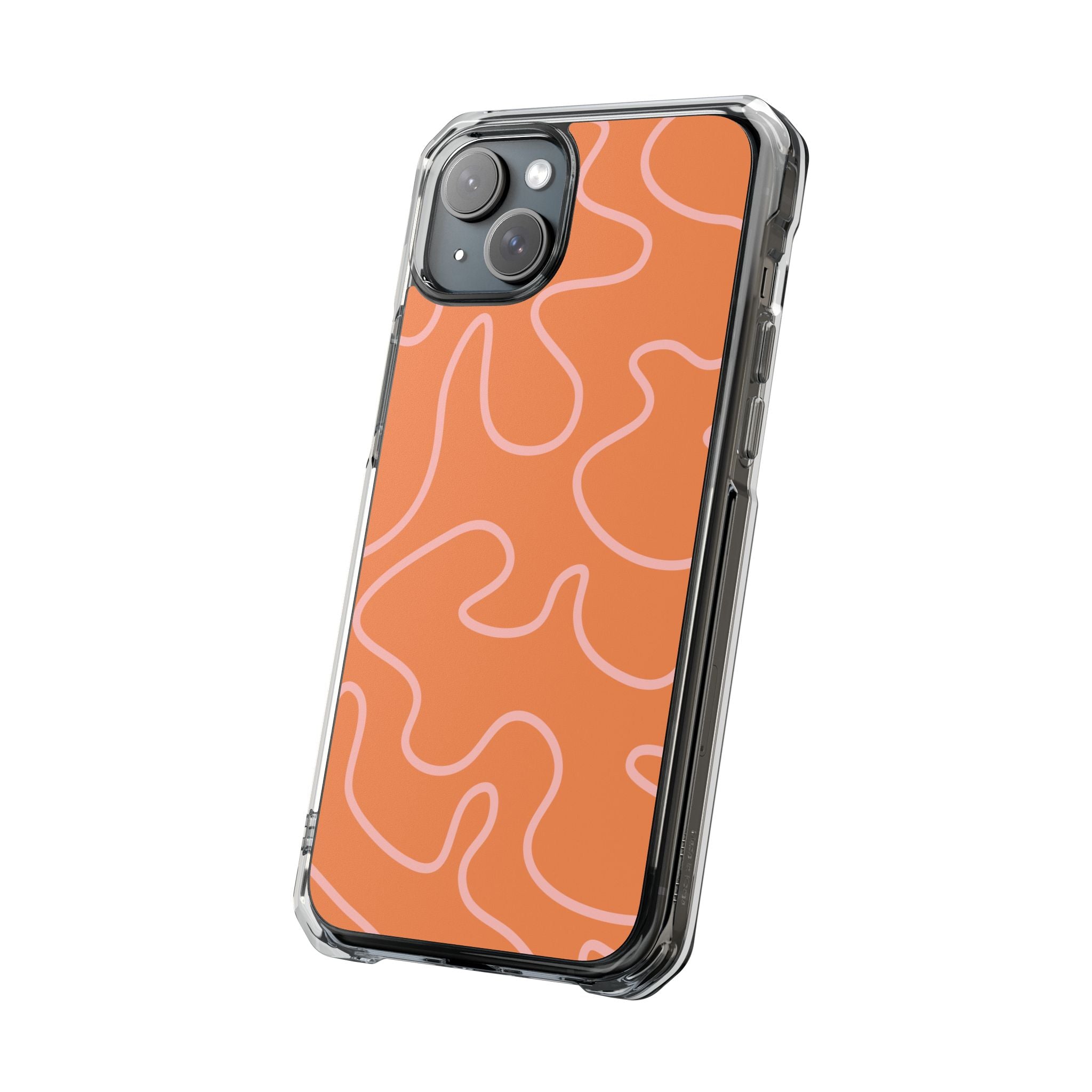 Retro Waves - Magnetic Clear Impact Case