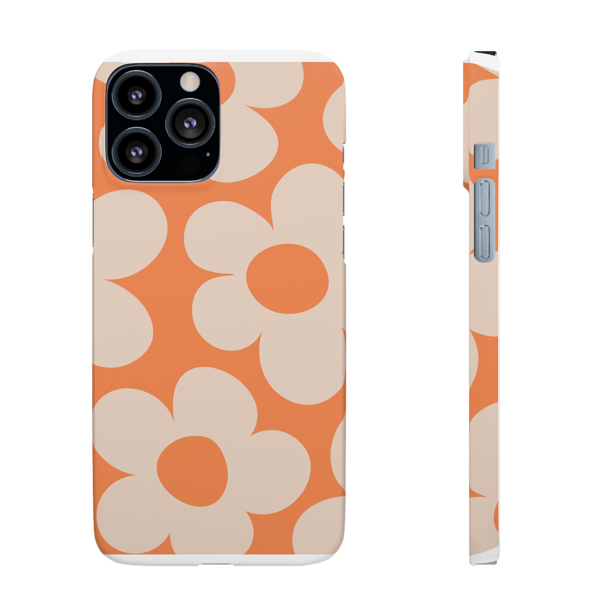 Retro Flowers - Snap Case