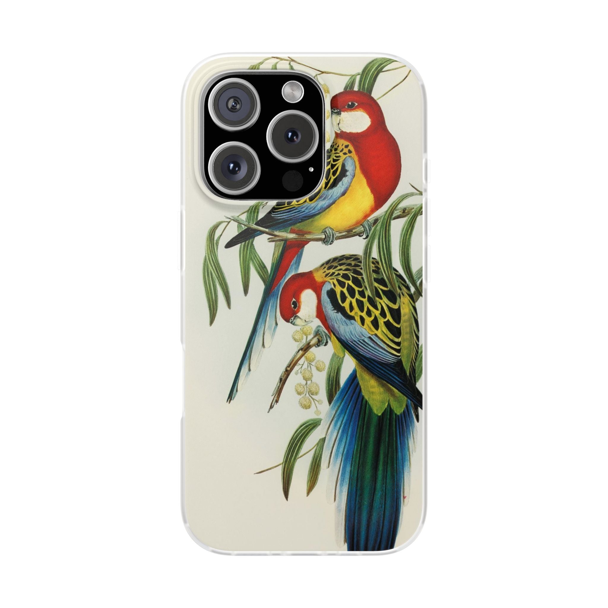 Rosehill Parakeet by Elizabeth Gould - Flexi Case