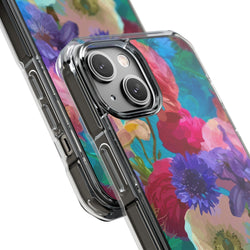 Image of Poppy Rose - Magnetic Clear Impact Case