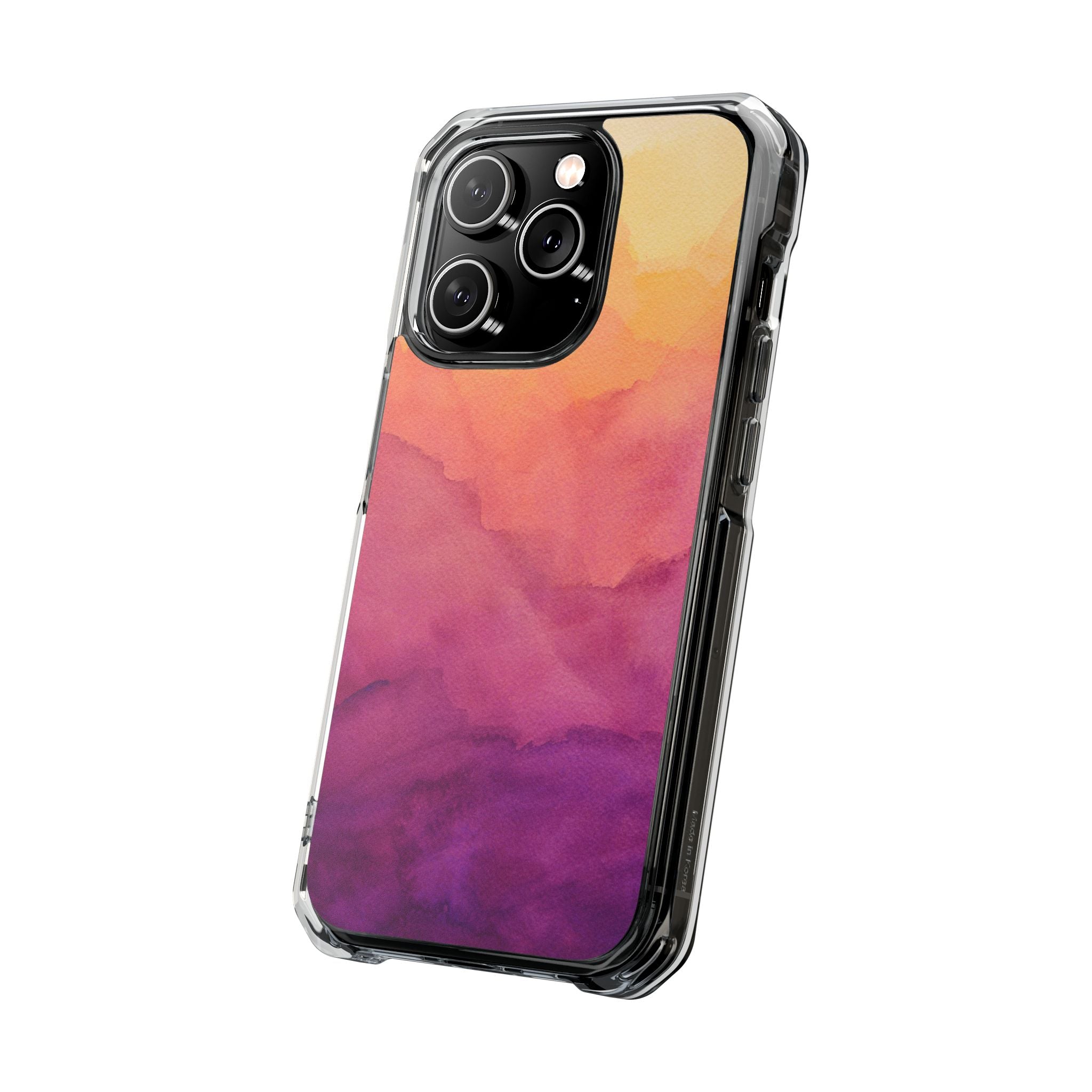 Watercolour Sunrise - Magnetic Clear Impact Case