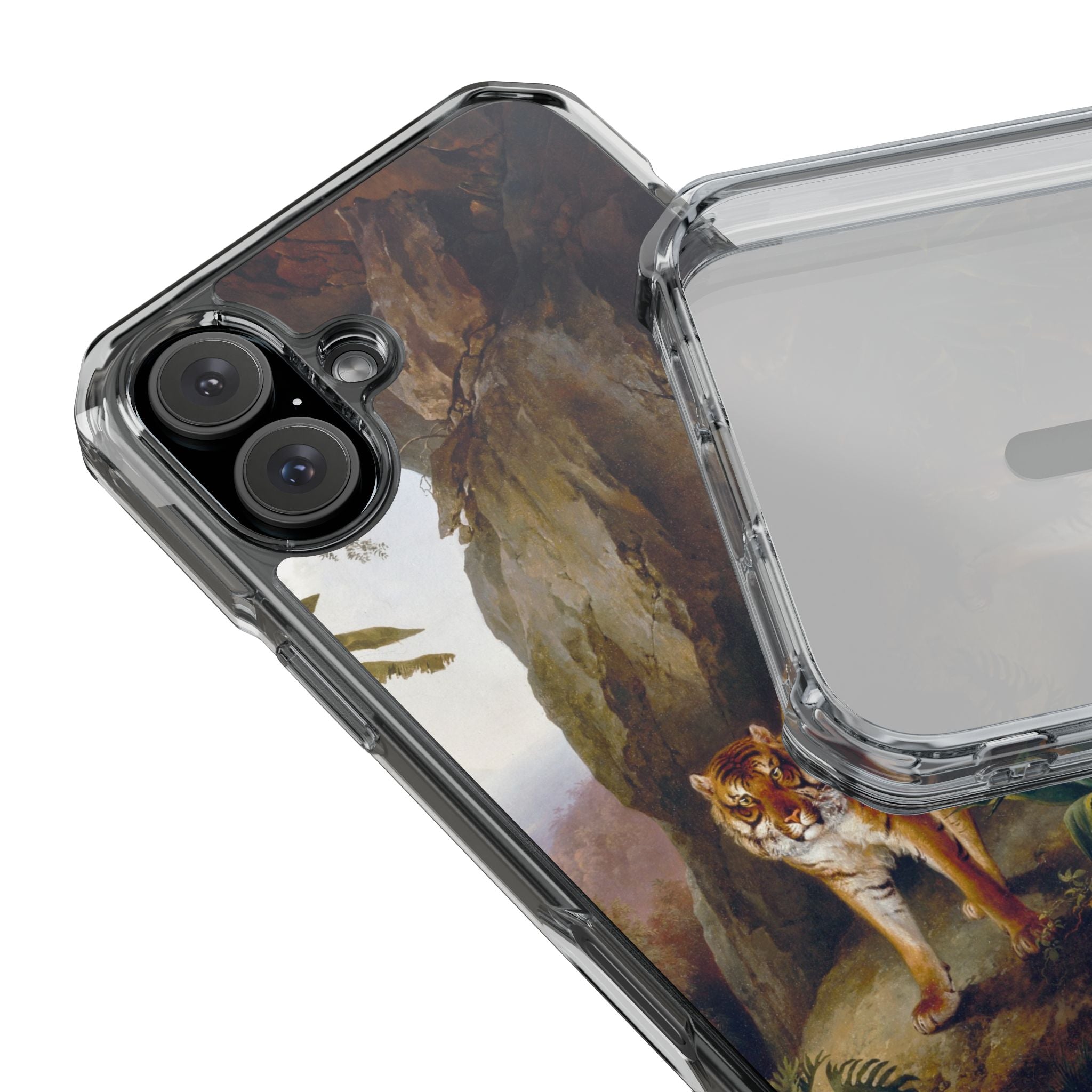 Tiger in a Cave (ca. 1814) - Magnetic Clear Impact Case