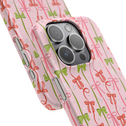 Image of Christmas Ribbon - Snap Case