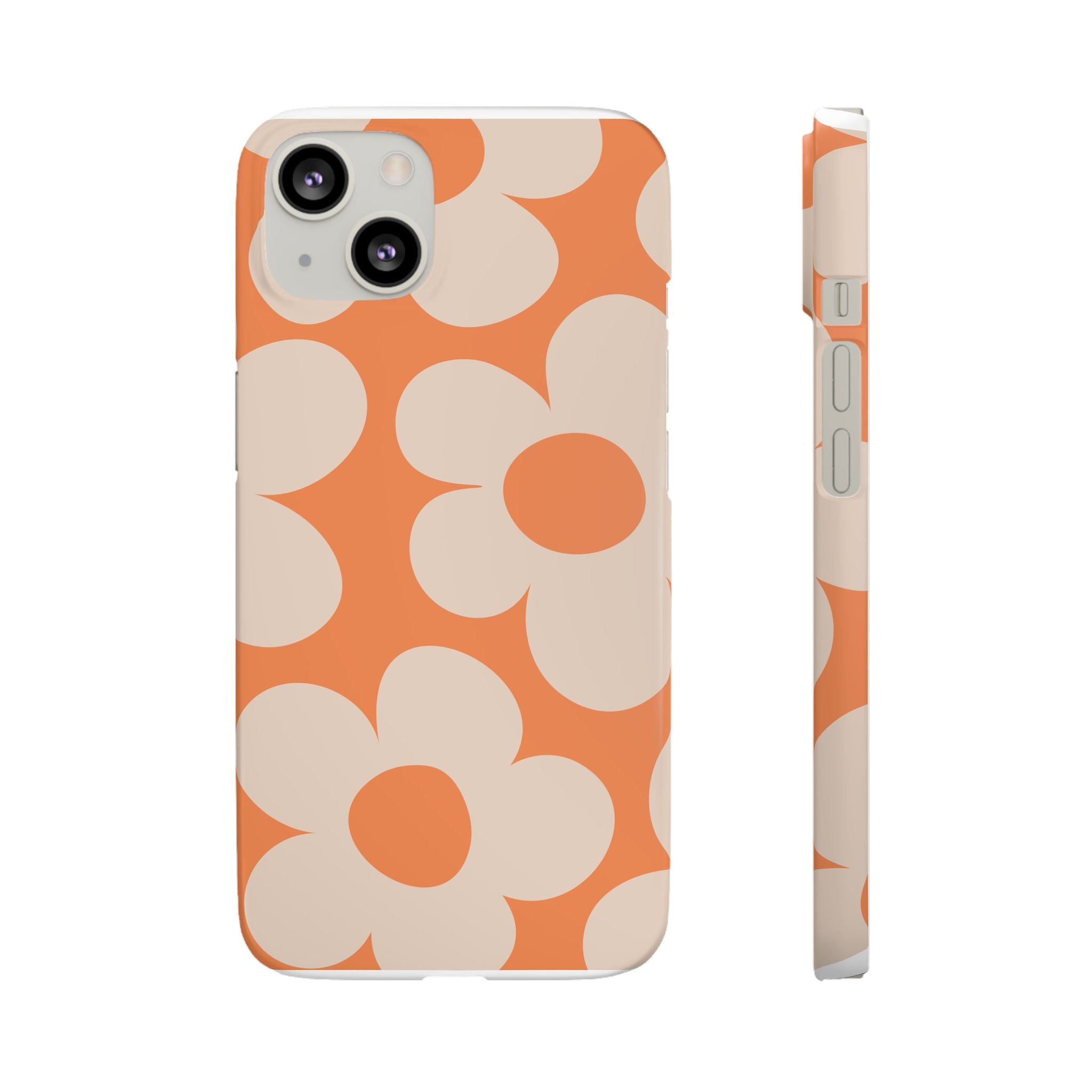 Retro Flowers - Snap Case