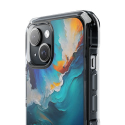 Image of Brushstrokes - Magnetic Clear Impact Case