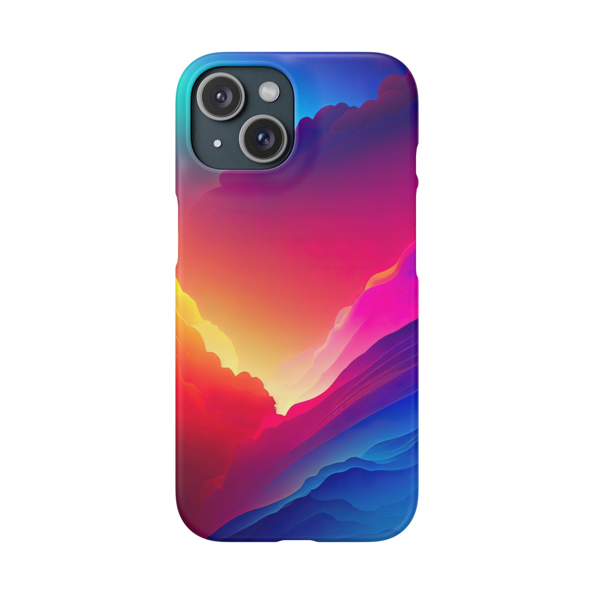 Rainbow Clouds - Snap Case