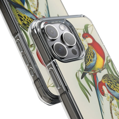 Rosehill Parakeet by Elizabeth Gould - Magnetic Clear Impact Case
