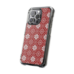 Image of Snow Flake - Magnetic Clear Impact Case