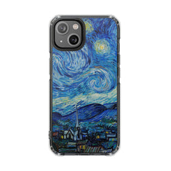 Image of Vincent Van Gogh's The Starry Night - Magnetic Clear Impact Case