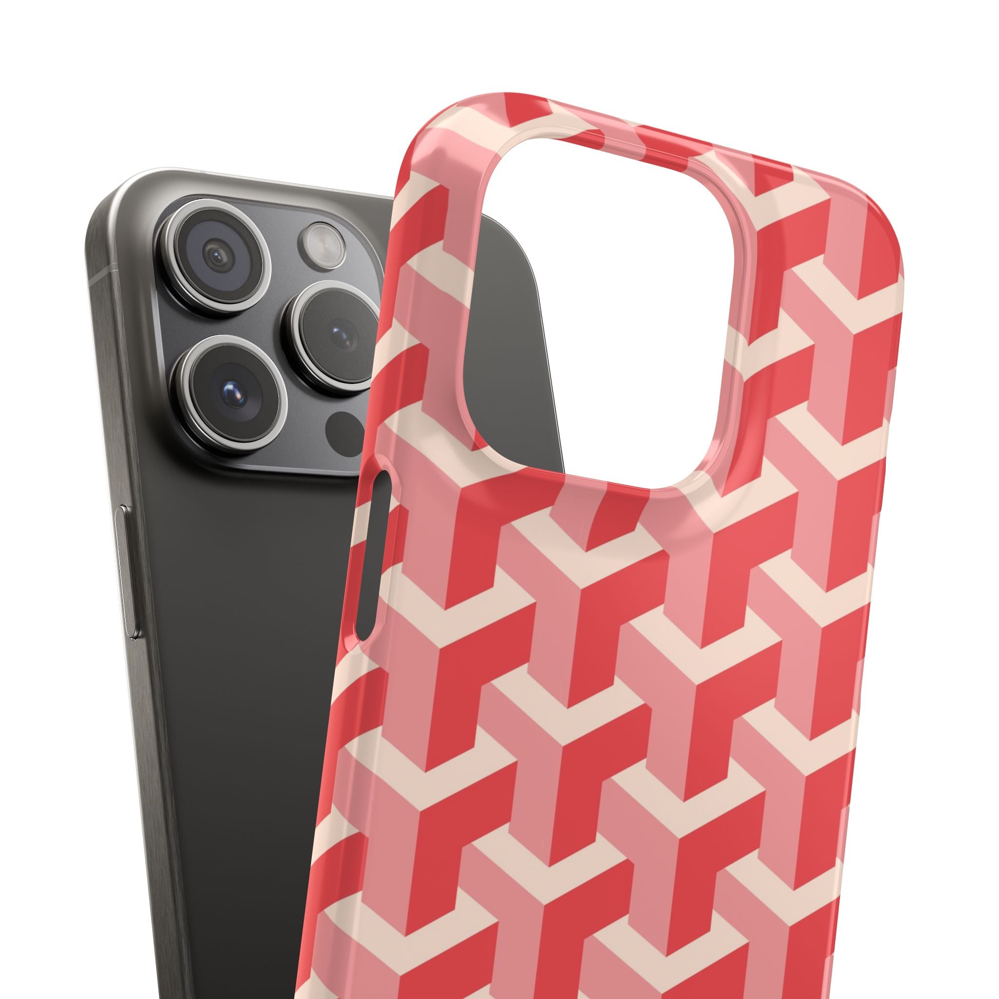 Pink Geo - Snap Case