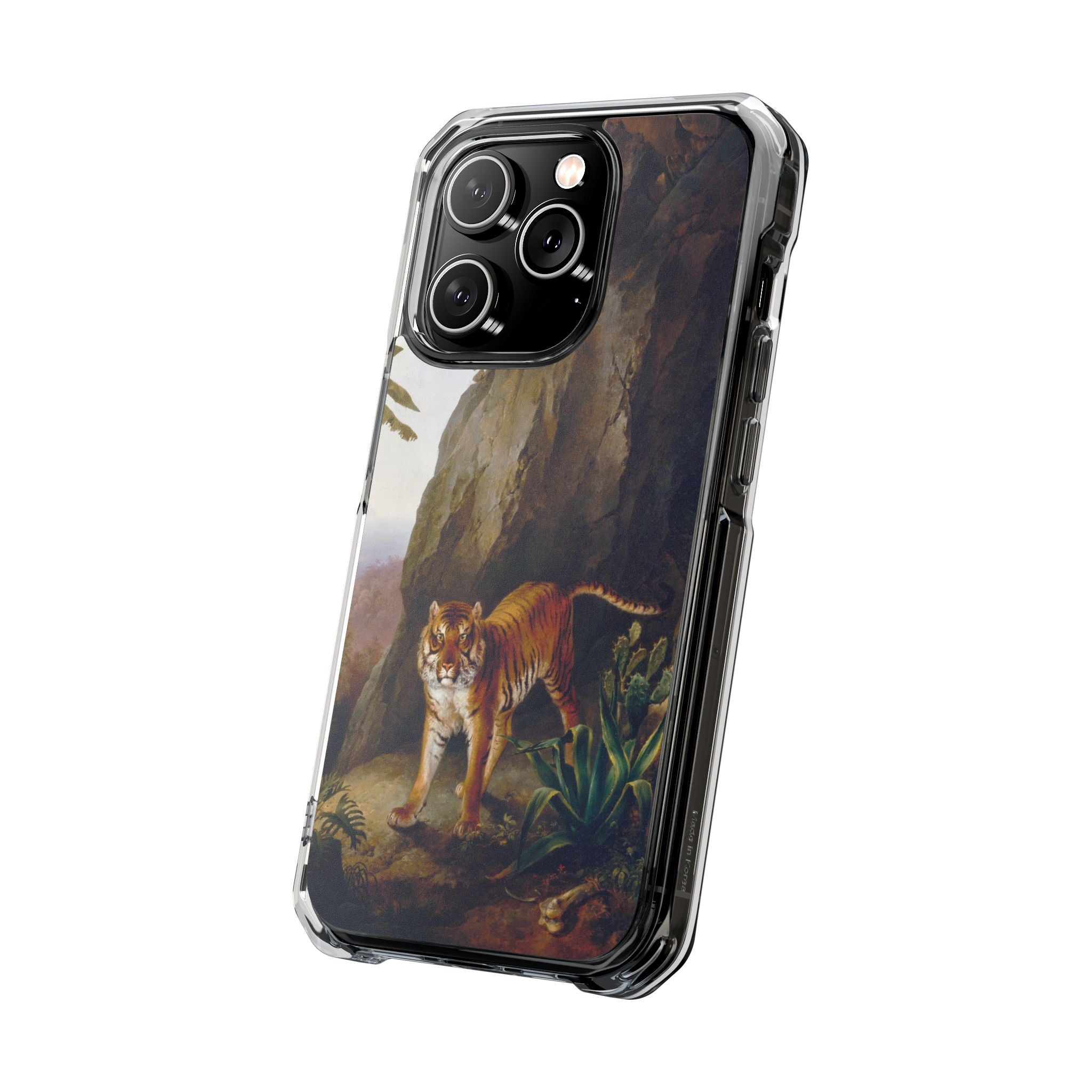 Tiger in a Cave (ca. 1814) - Magnetic Clear Impact Case