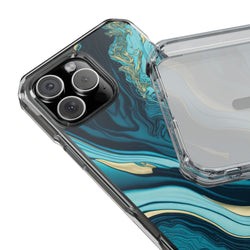 Image of Blue Marble - Magnetic Clear Impact Case