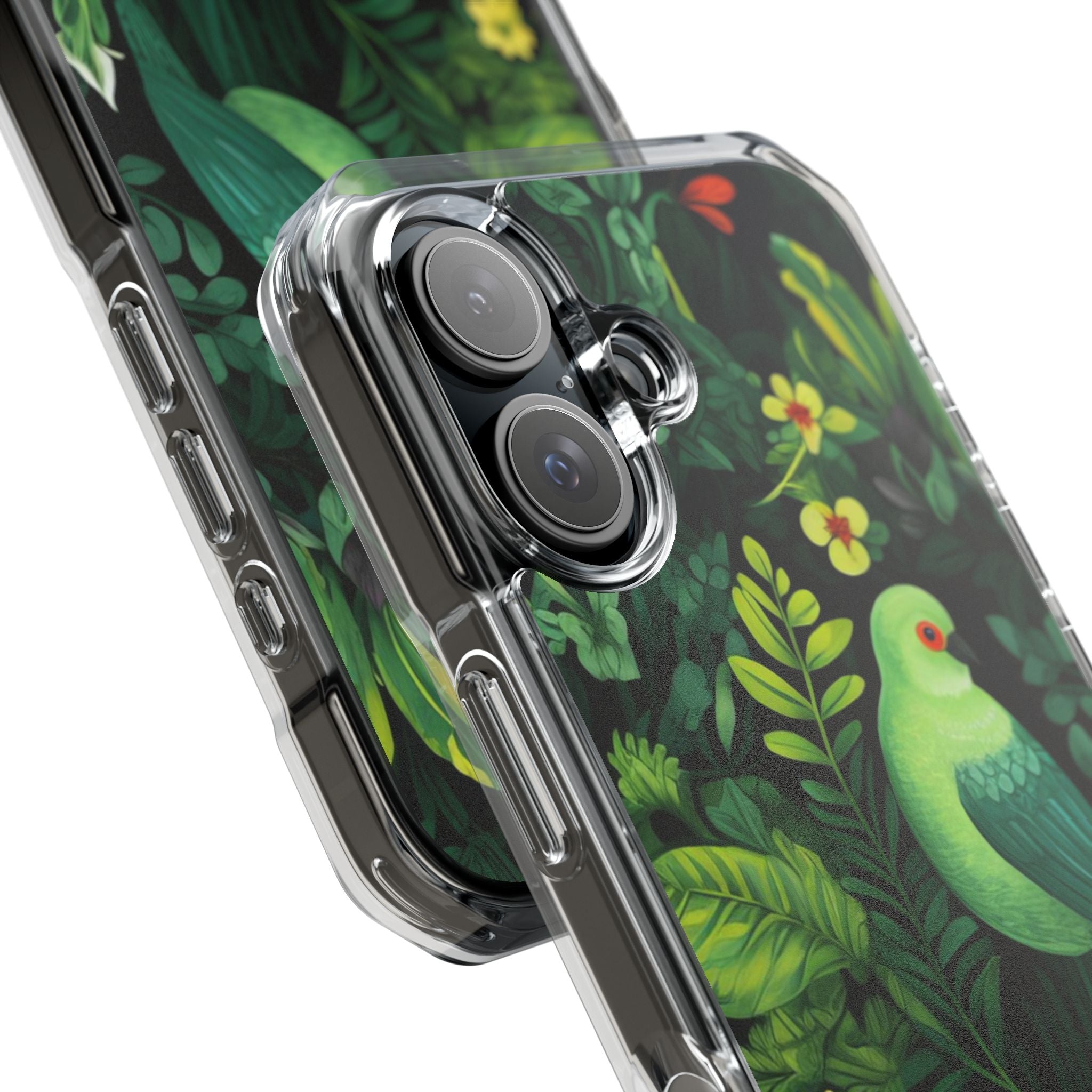 Bird of Green - Magnetic Clear Impact Case