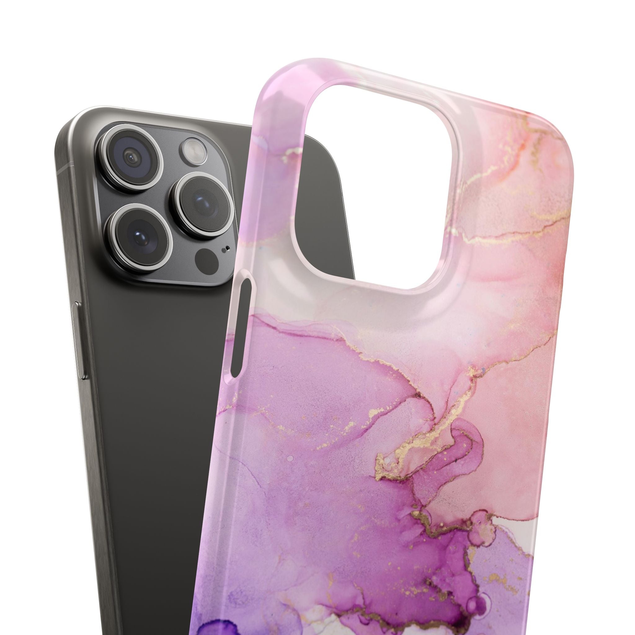 Pink Marble - Snap Case