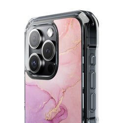 Image of Pink Marble - Magnetic Clear Impact Case