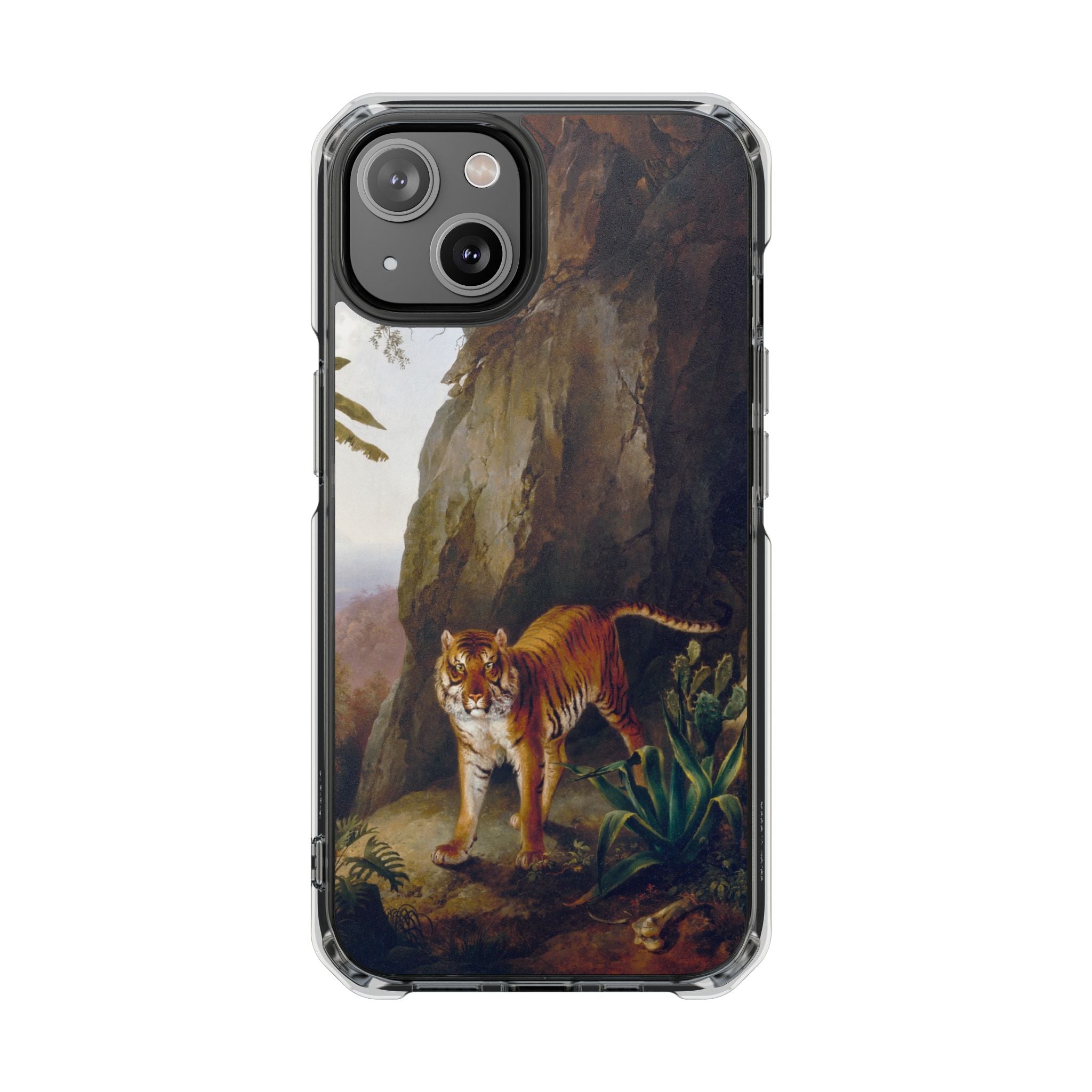 Tiger in a Cave (ca. 1814) - Magnetic Clear Impact Case