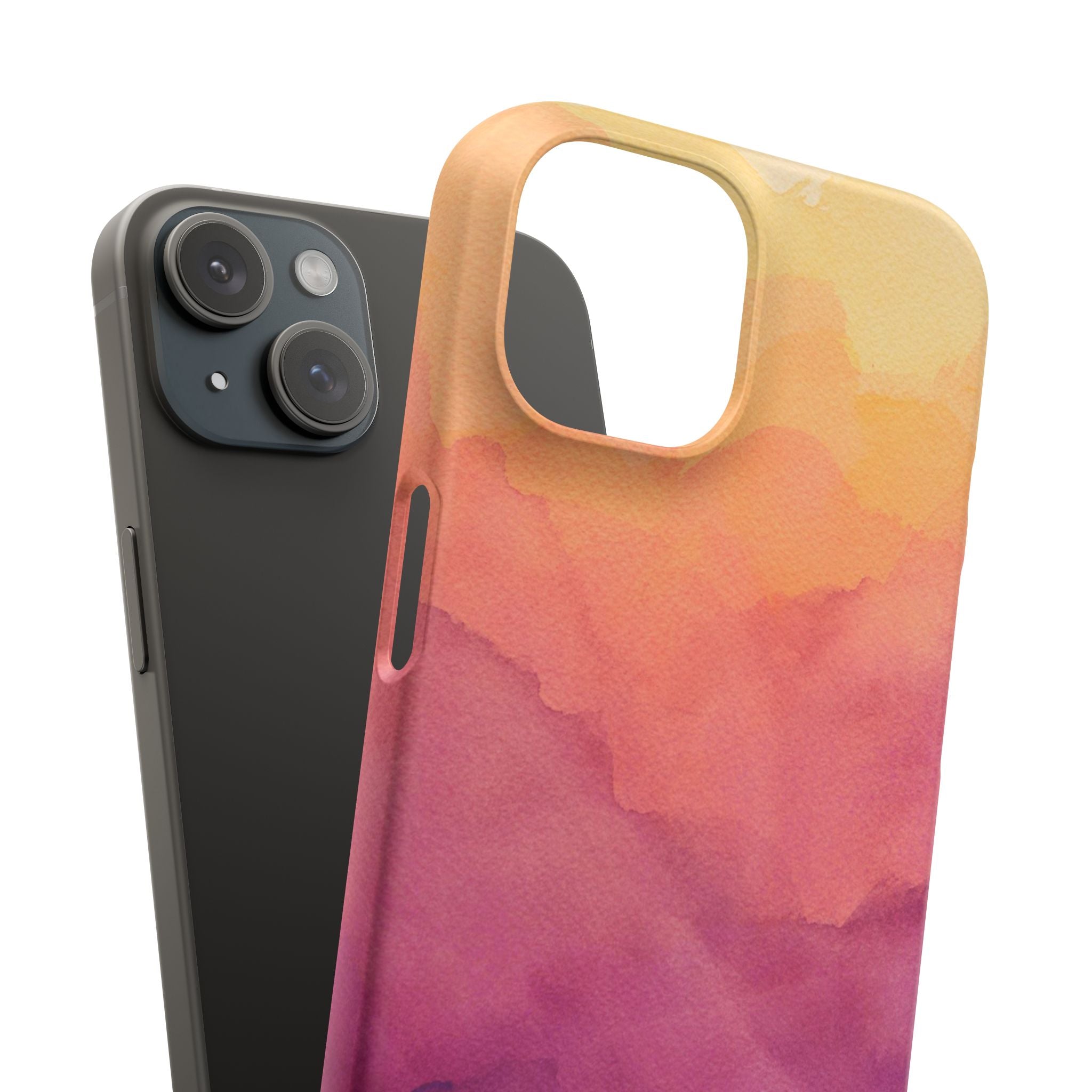 Watercolour Sunrise - Snap Case