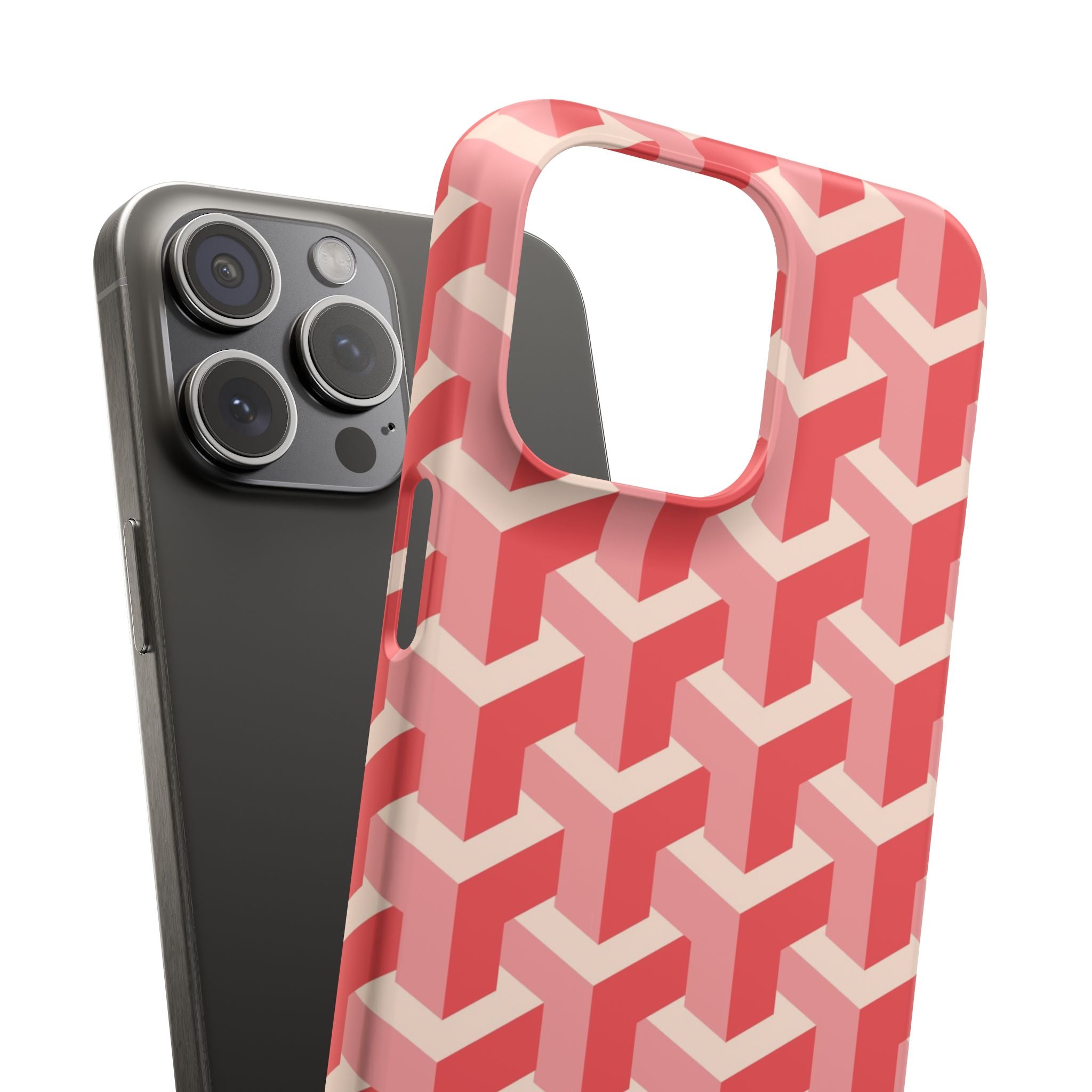 Pink Geo - Snap Case