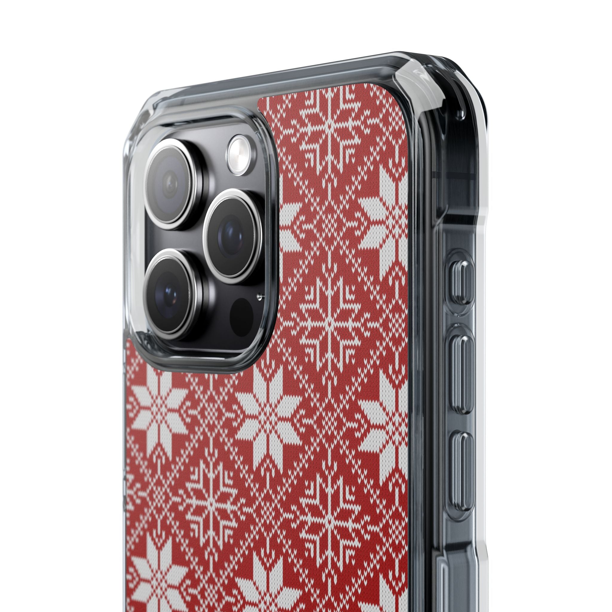 Snow Flake - Magnetic Clear Impact Case