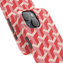 Image of Pink Geo - Snap Case