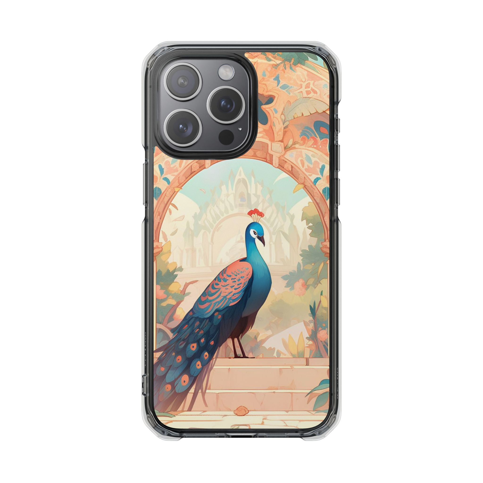 Peacock - Magnetic Clear Impact Case