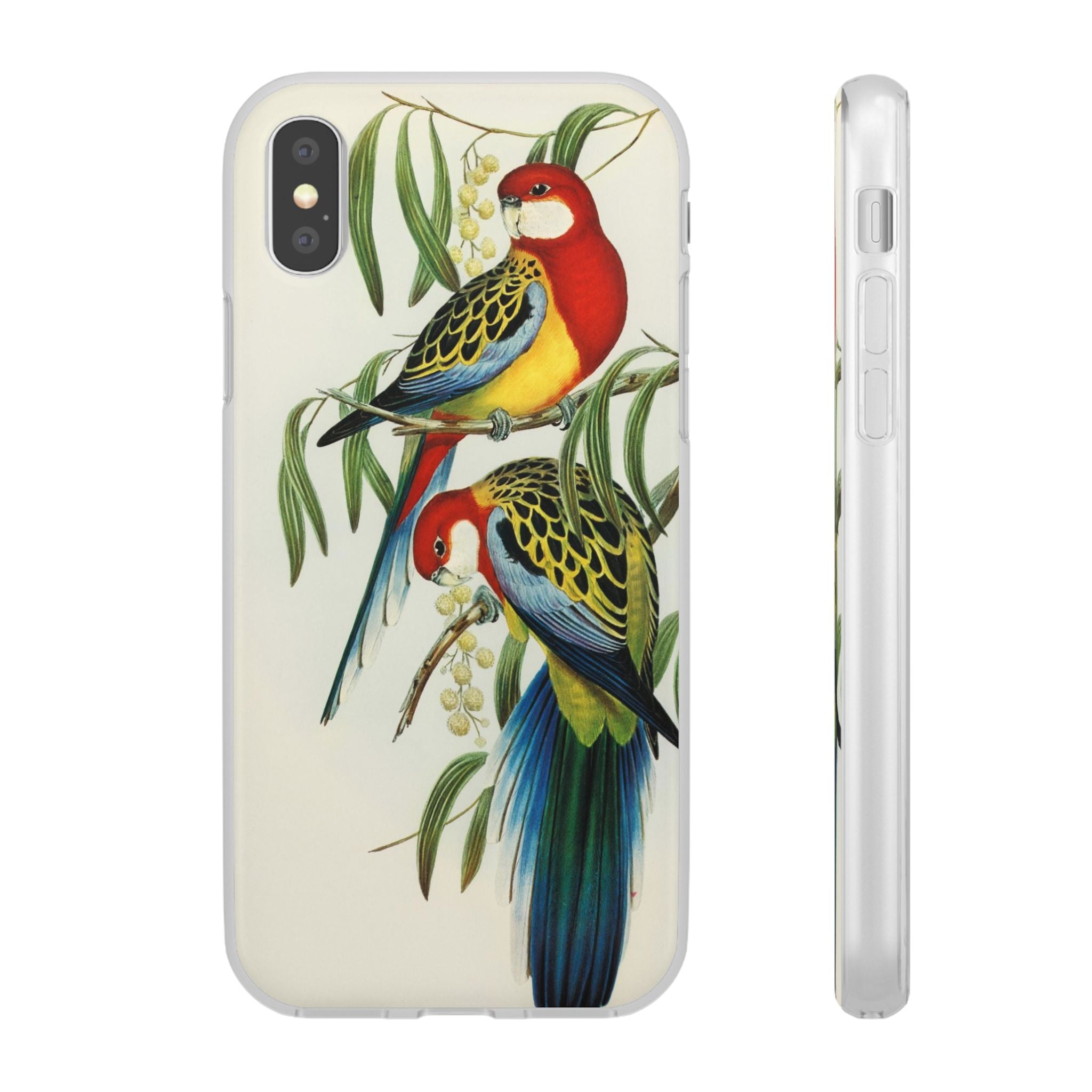 Rosehill Parakeet by Elizabeth Gould - Flexi Case