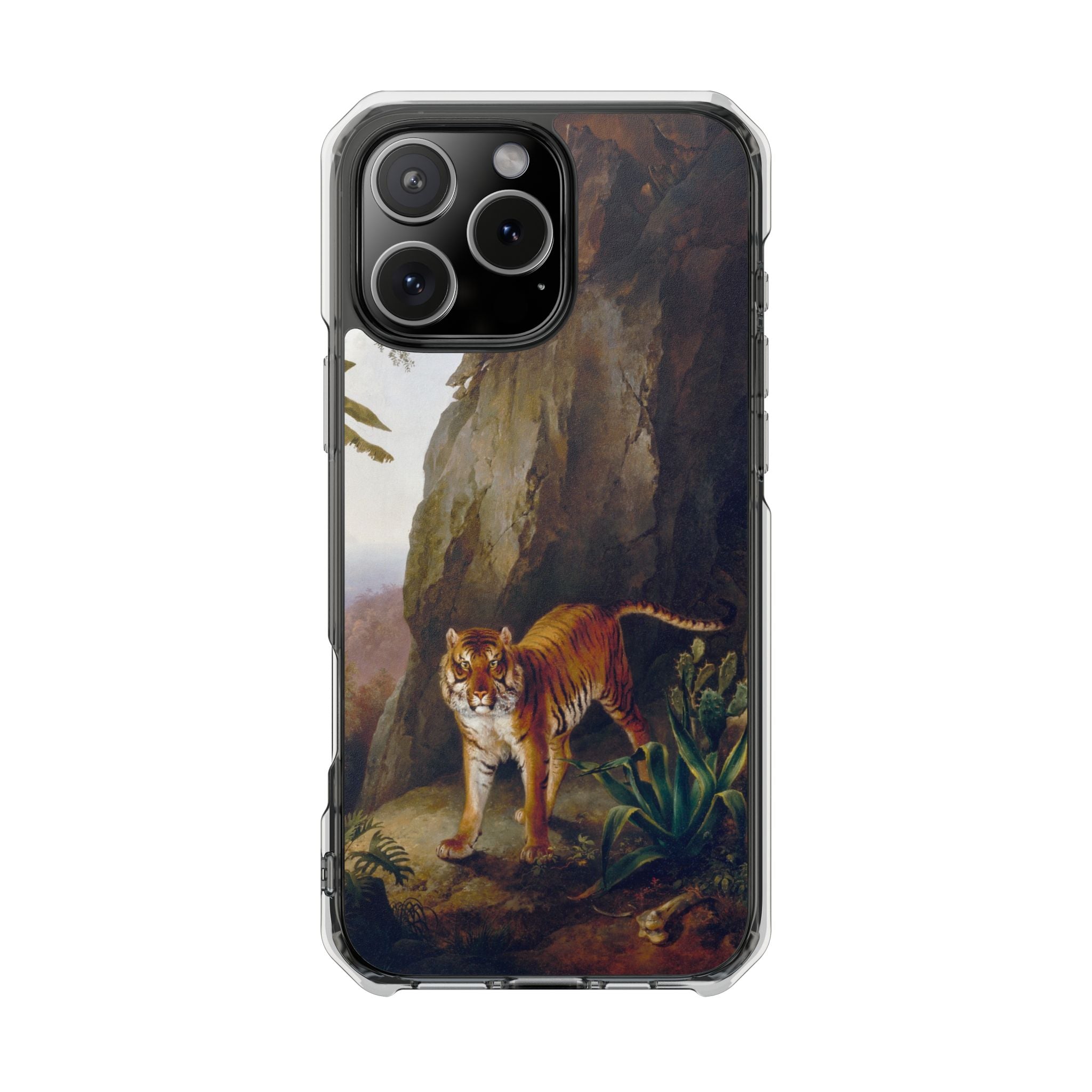 Tiger in a Cave (ca. 1814) - Magnetic Clear Impact Case