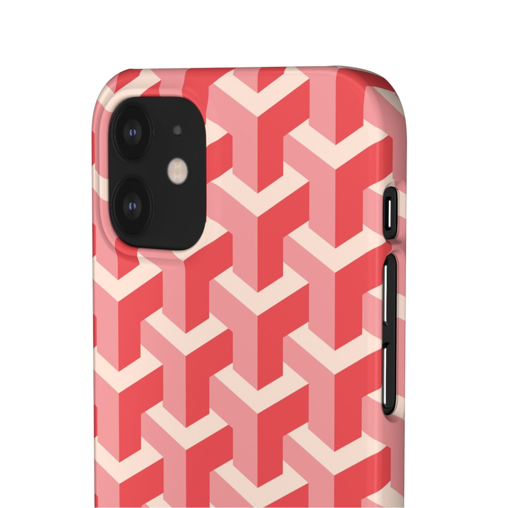 Pink Geo - Snap Case