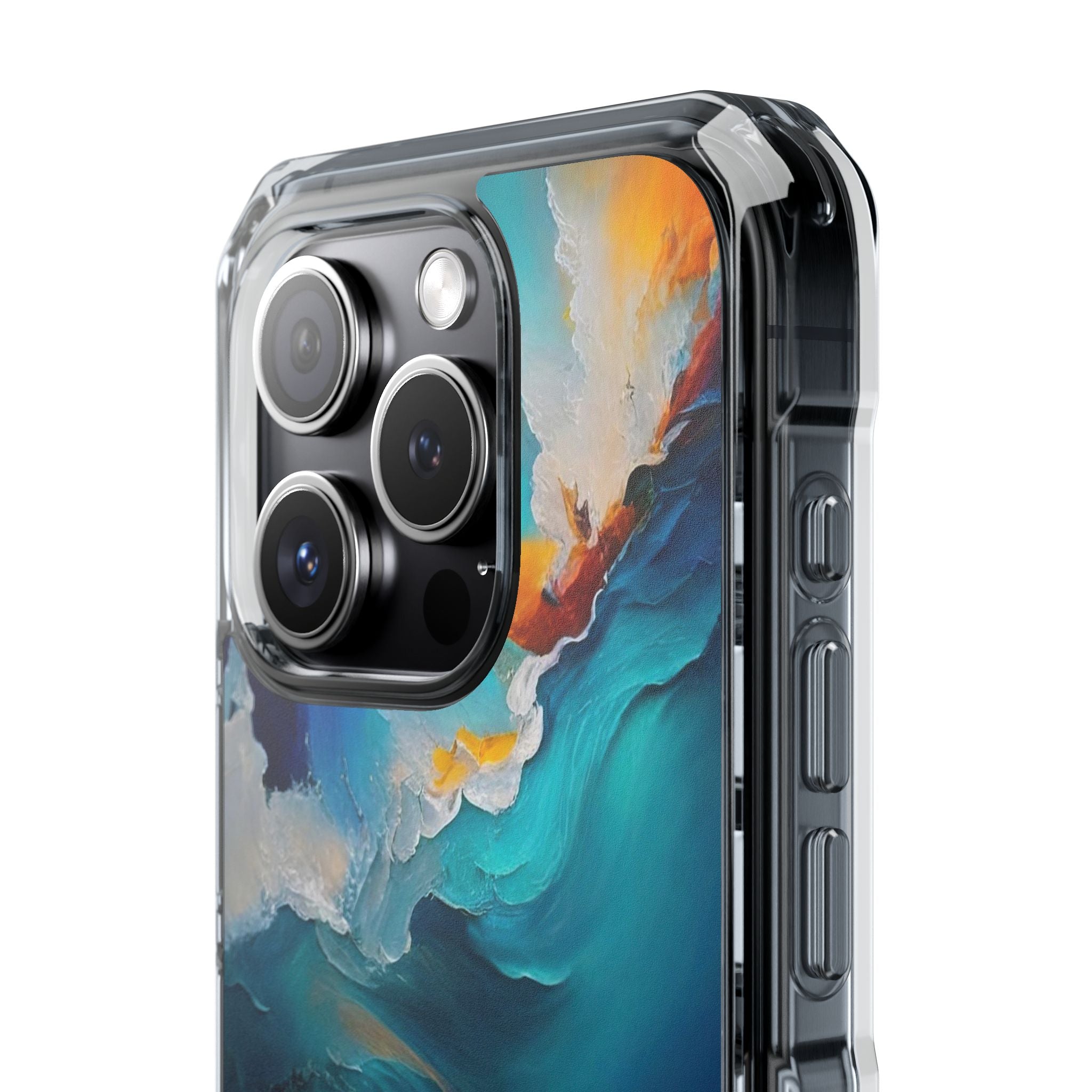 Brushstrokes - Magnetic Clear Impact Case