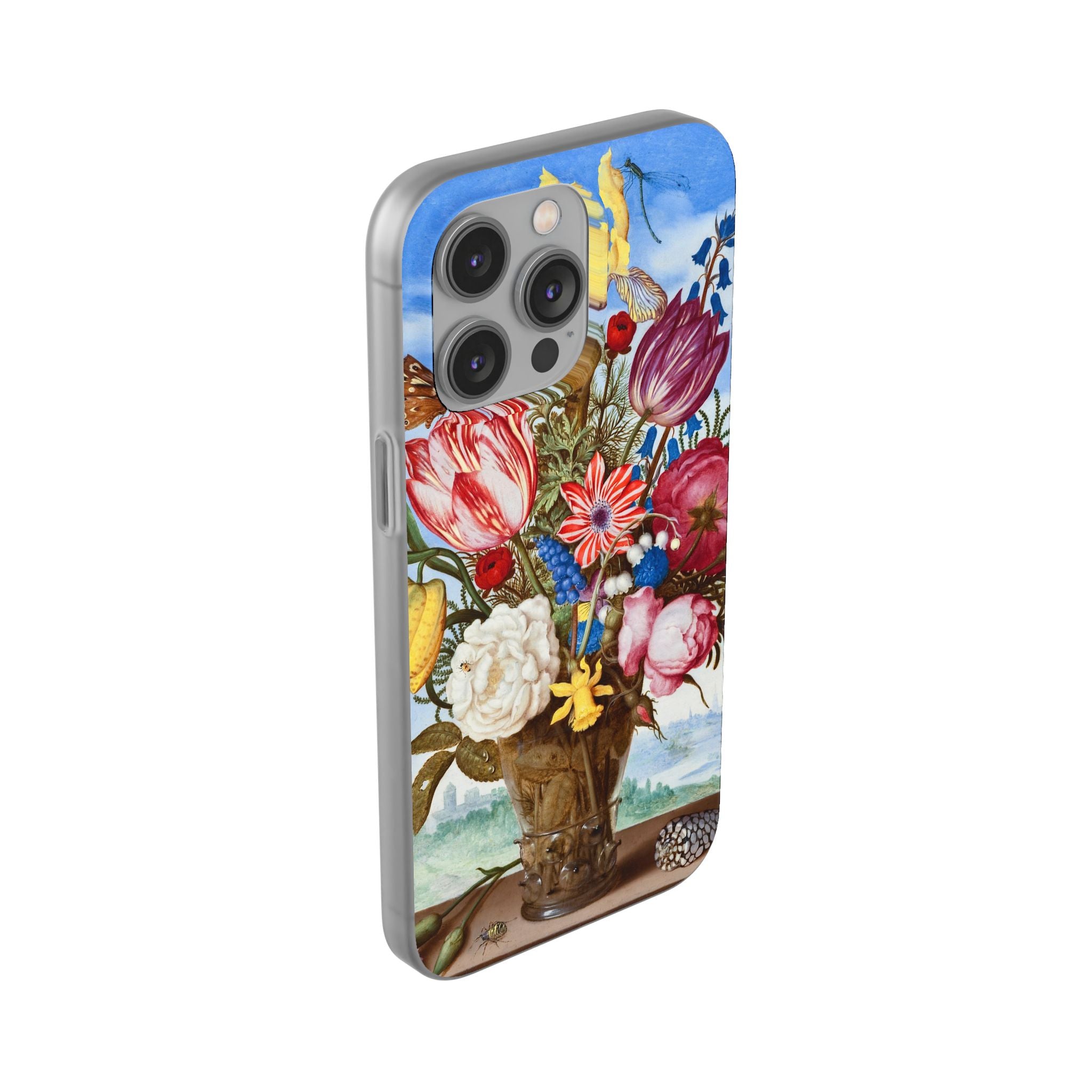 Bouquet of Flowers by Ambrosius Bosschaert - Flexi Case