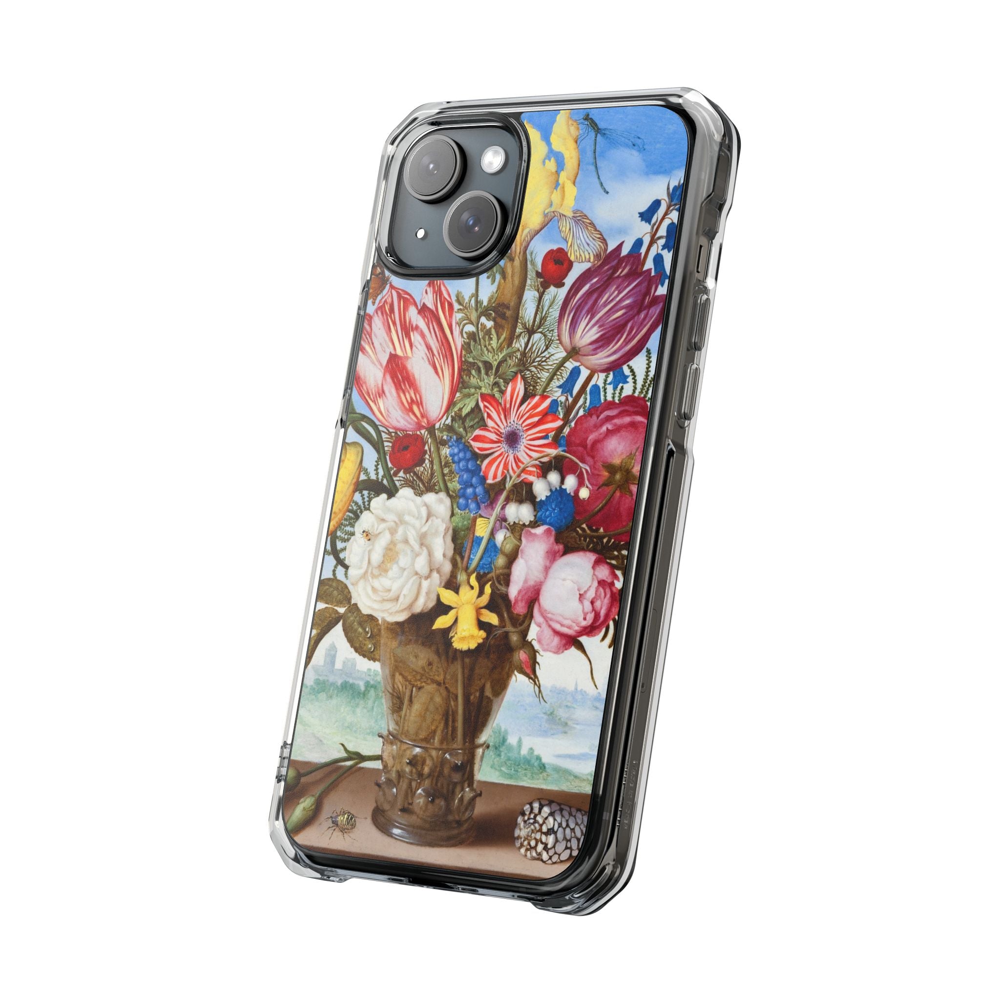 Bouquet of Flowers by Ambrosius Bosschaert - Magnetic Clear Impact Case