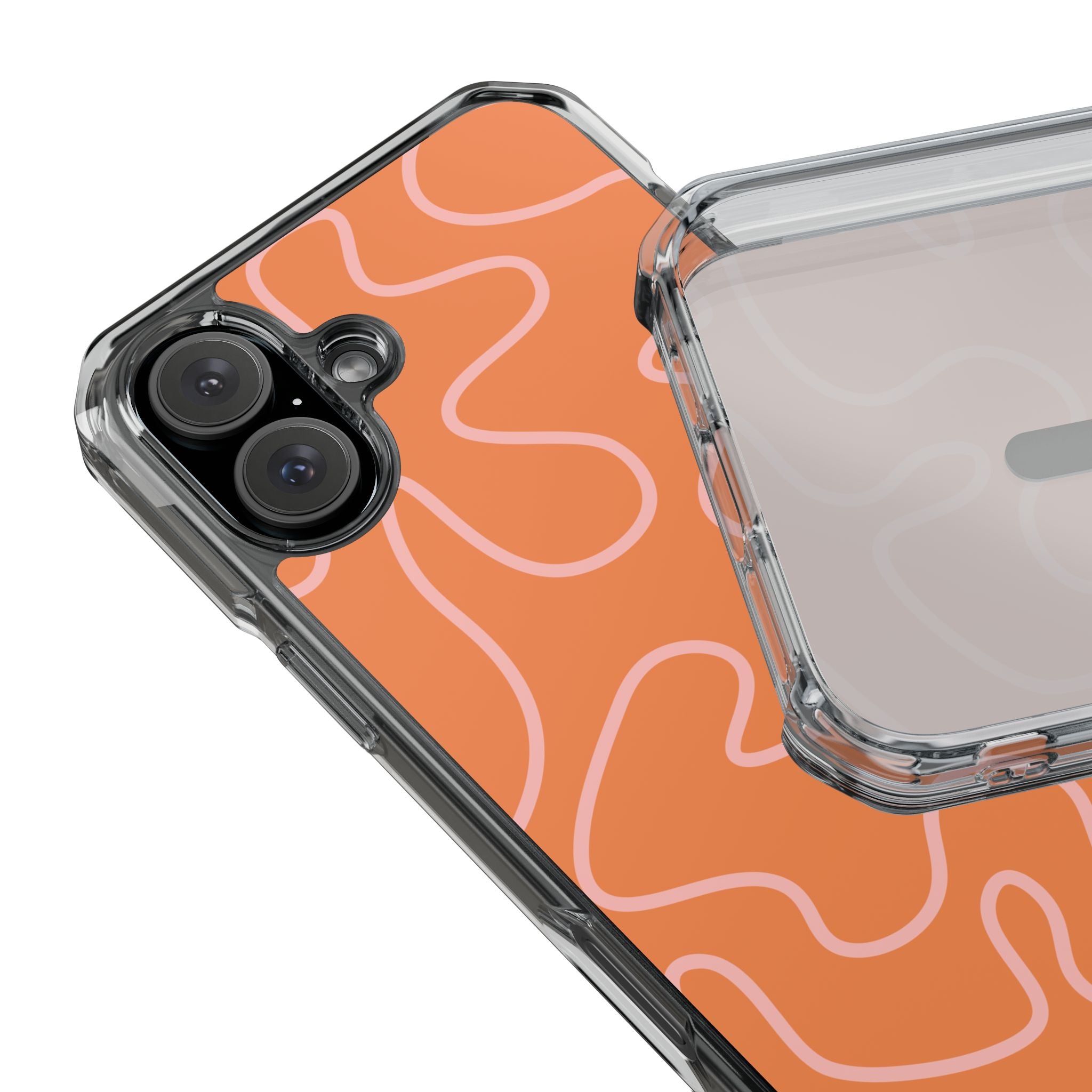 Retro Waves - Magnetic Clear Impact Case