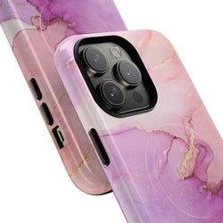 Image of Pink Marble - Tough Magnetic Case