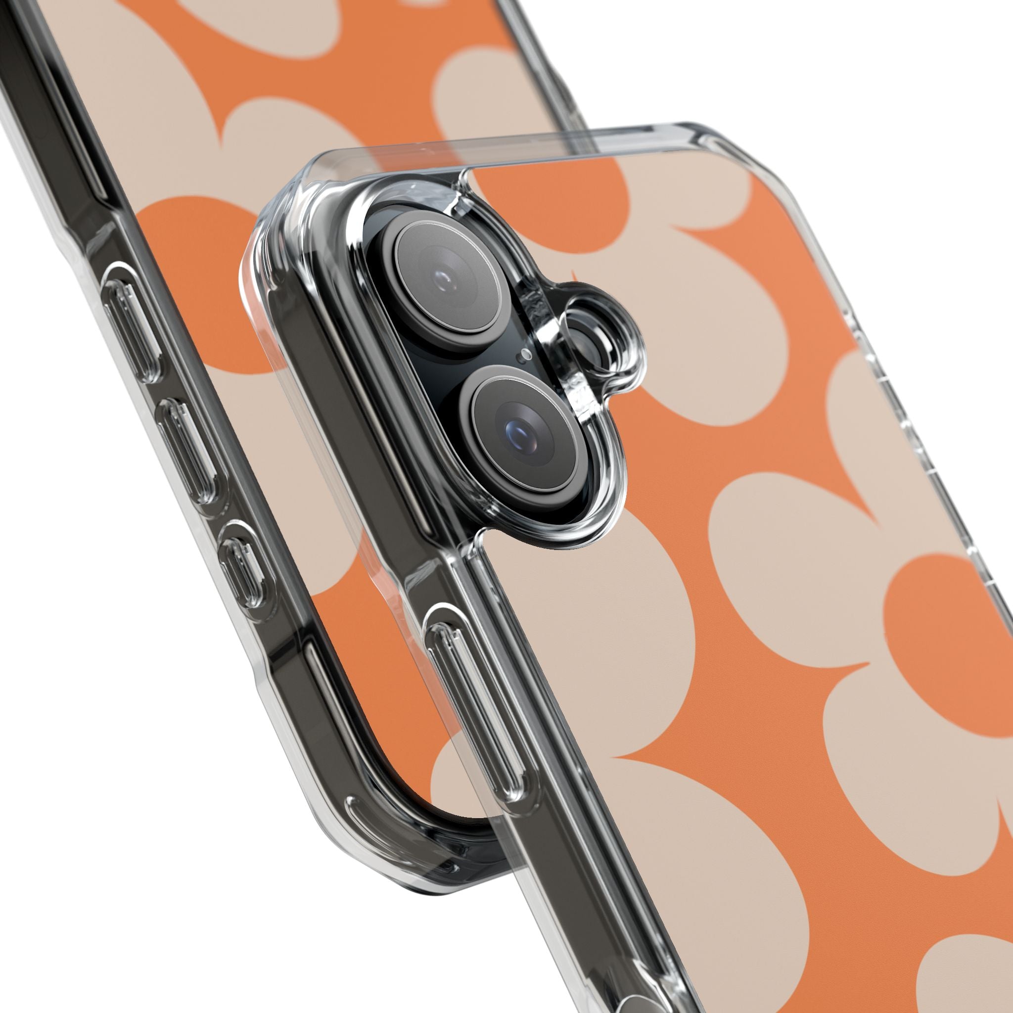 Retro Flowers - Magnetic Clear Impact Case