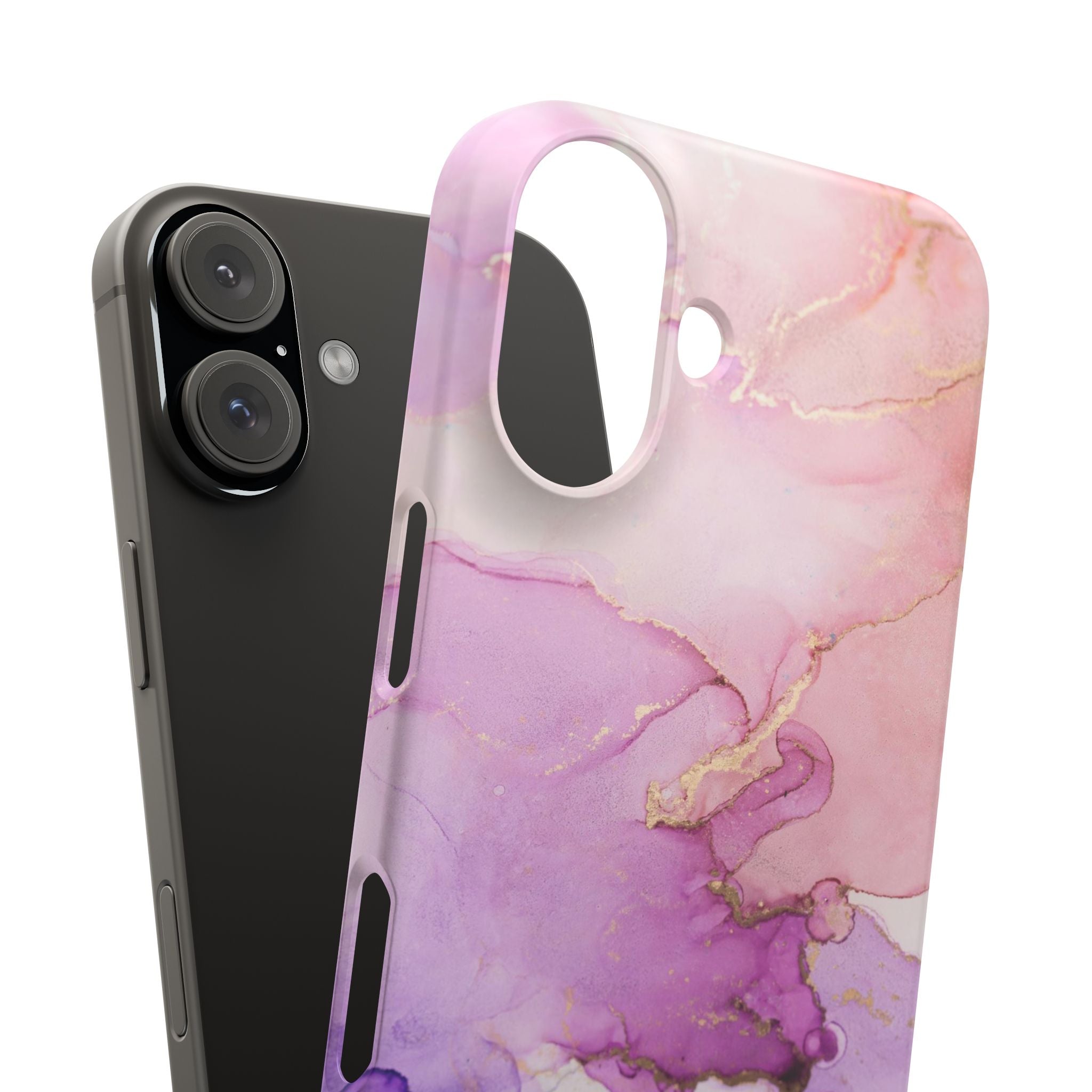 Pink Marble - Snap Case