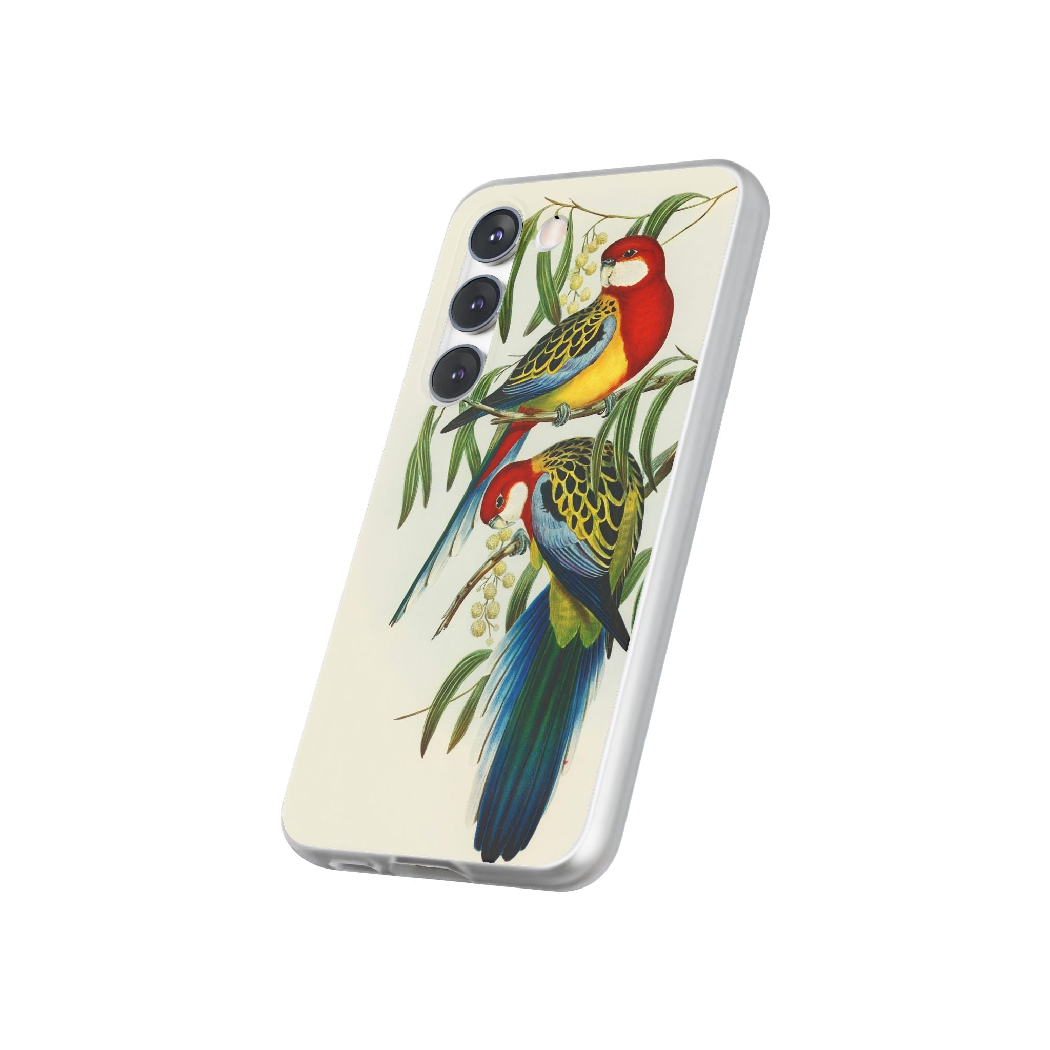 Rosehill Parakeet by Elizabeth Gould - Flexi Case