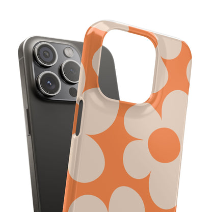 Retro Flowers - Snap Case