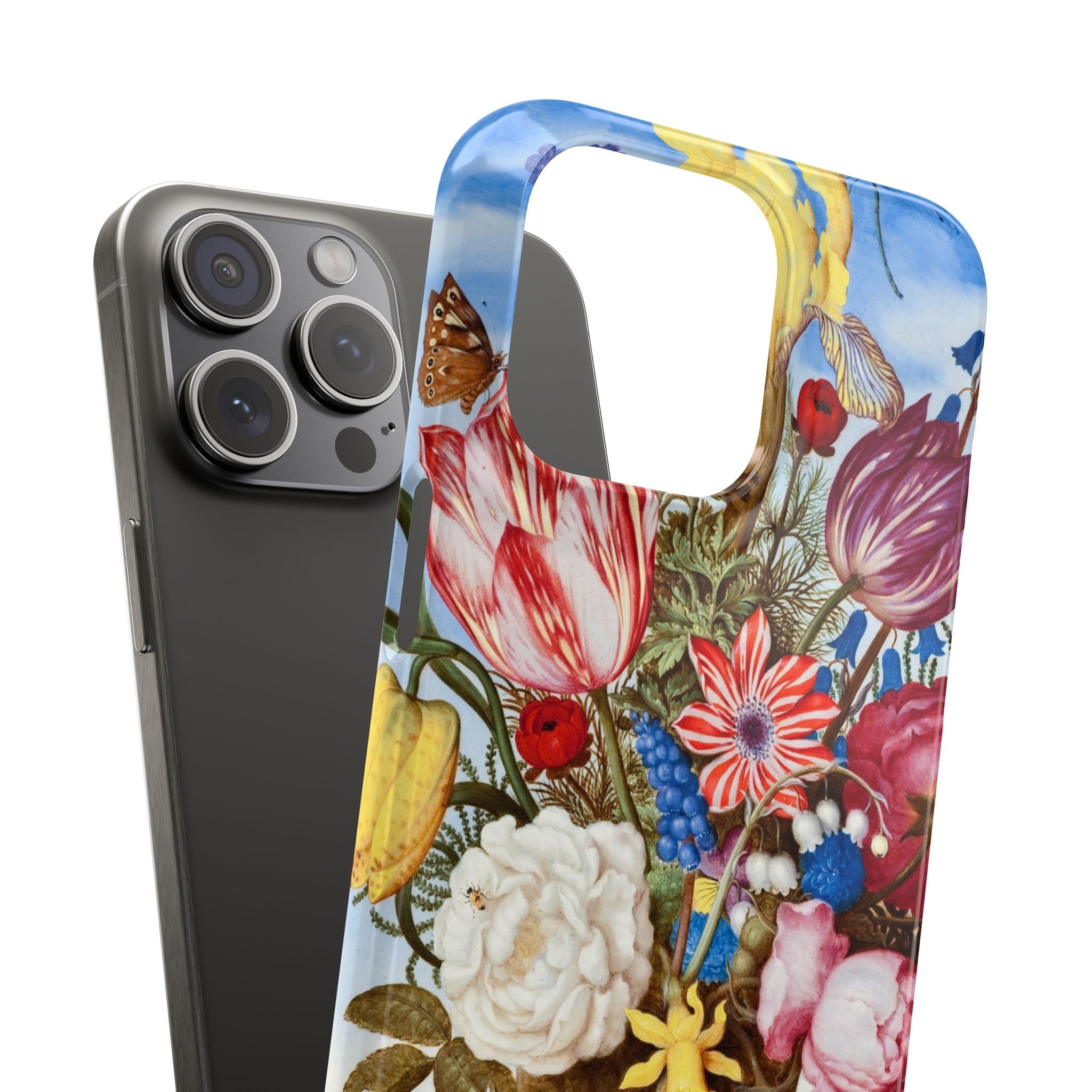 Bouquet of Flowers by Ambrosius Bosschaert - Snap Case