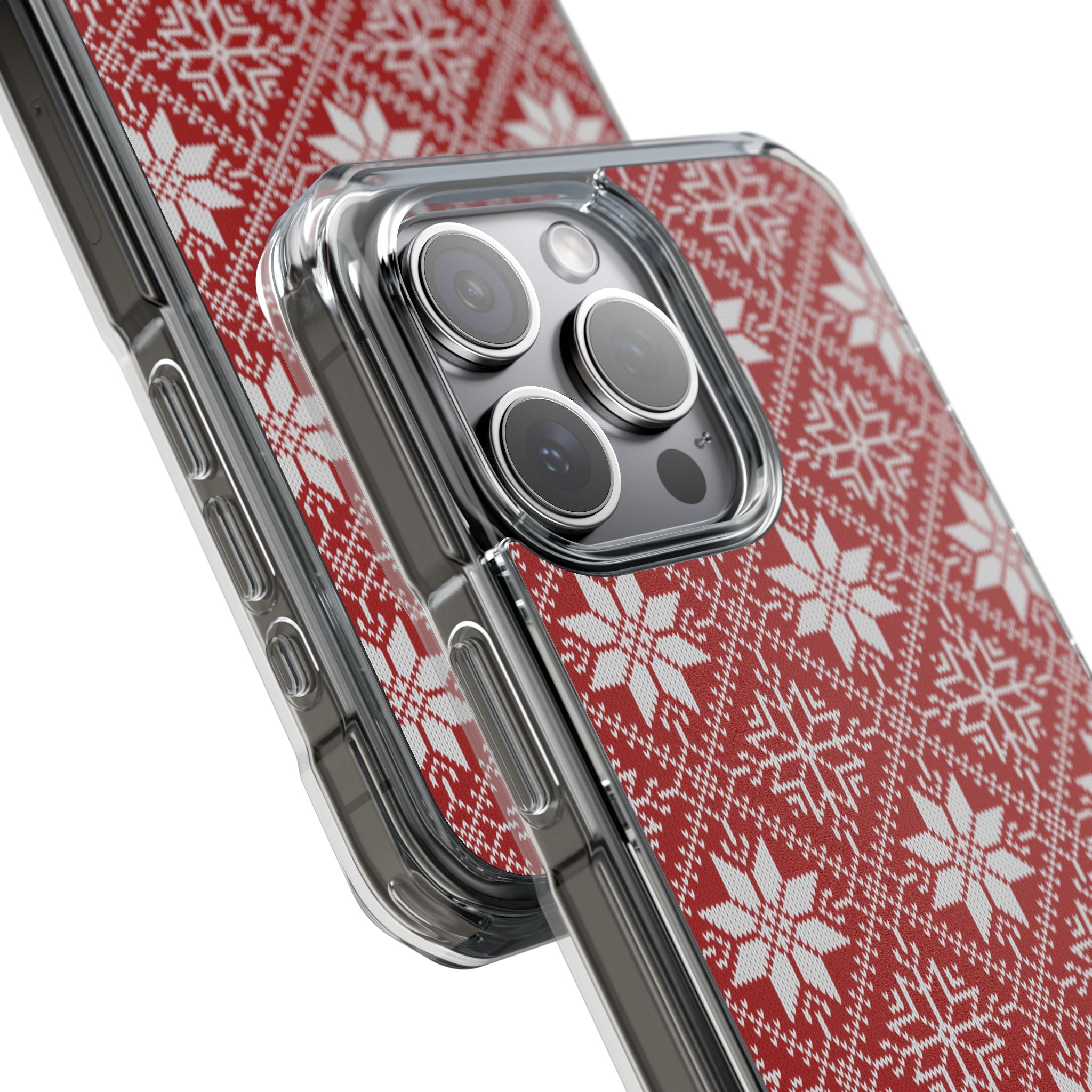 Snow Flake - Magnetic Clear Impact Case