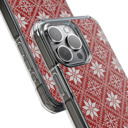 Image of Snow Flake - Magnetic Clear Impact Case