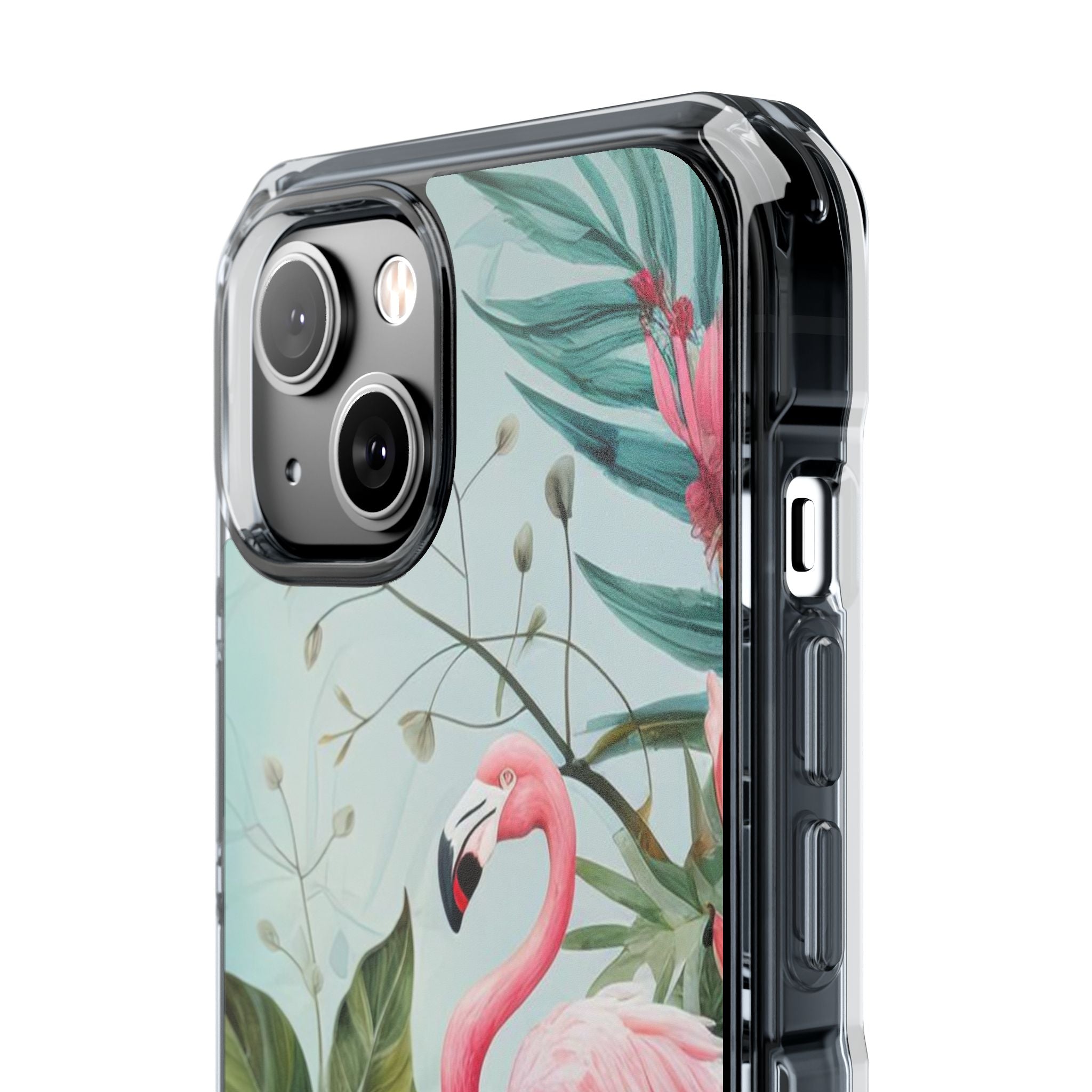 Flamingo - Magnetic Clear Impact Case